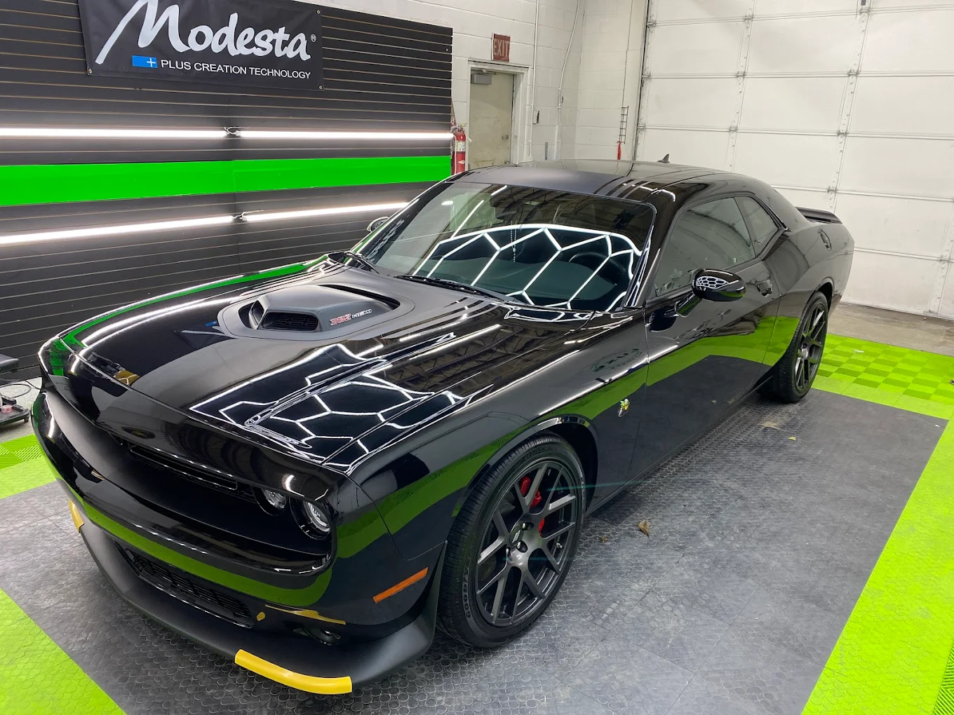 Black Hellcat gloss restored