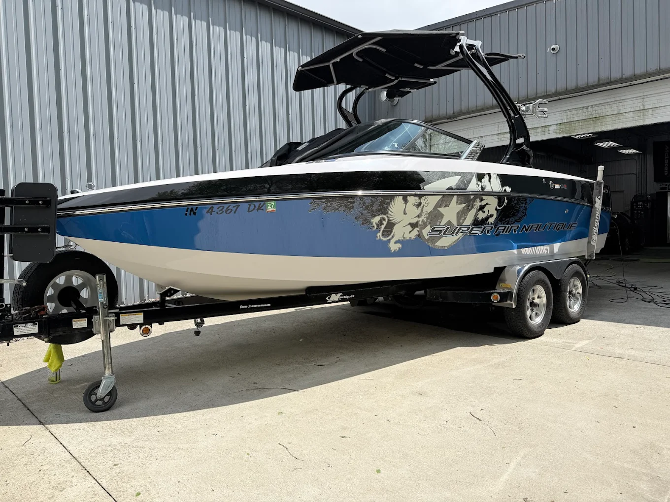 Detailed boat exterior