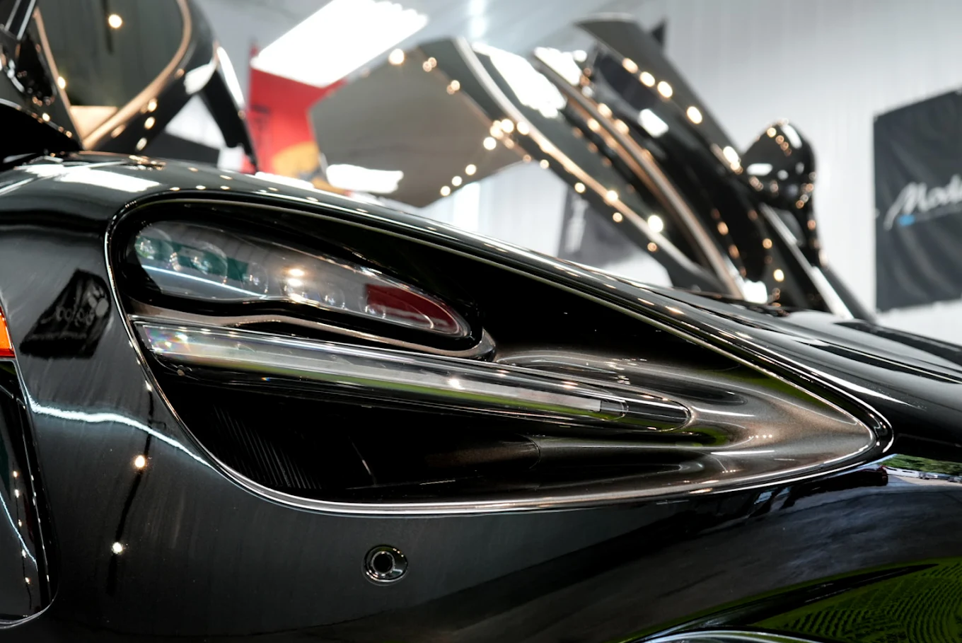McLaren headlight detail