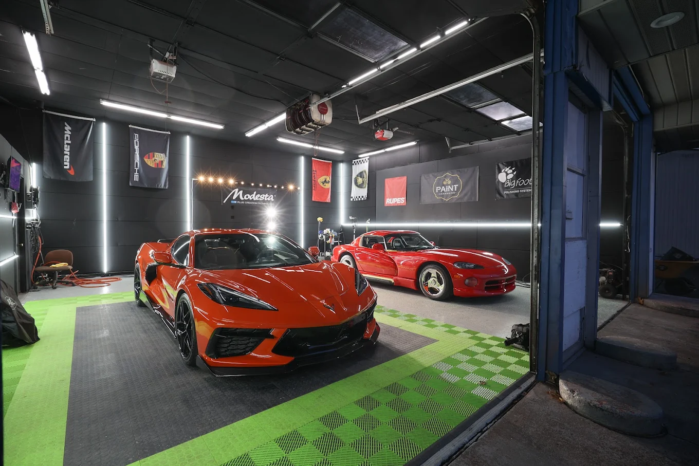 Inside the Luxe Auto Spa studio