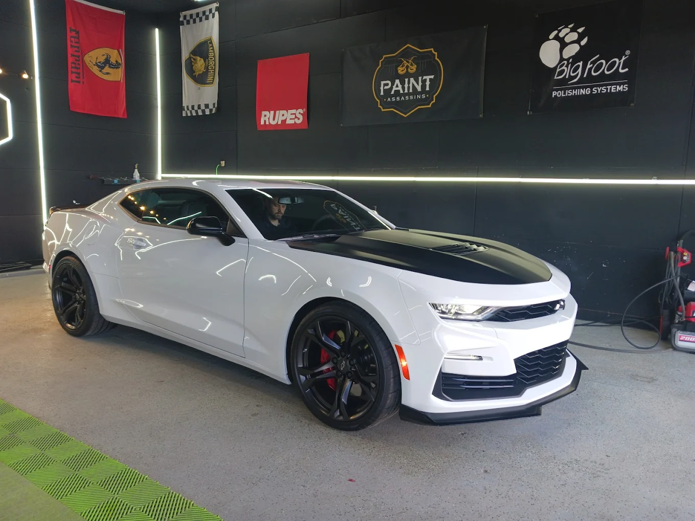 Detailed car finished to a deep gloss